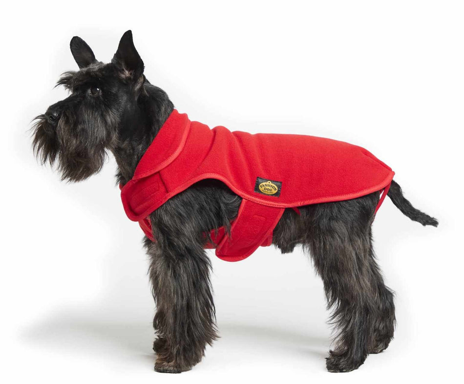 Polar Fleece Coat Red