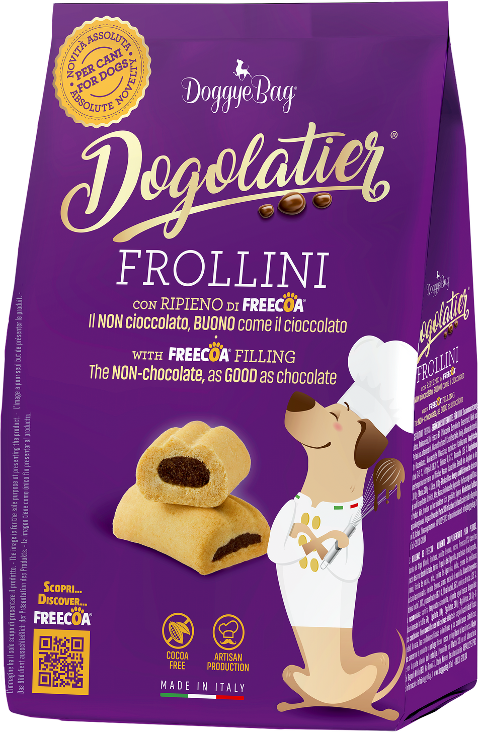 Dogolatier - Biscuits filled with Freecoa 180g