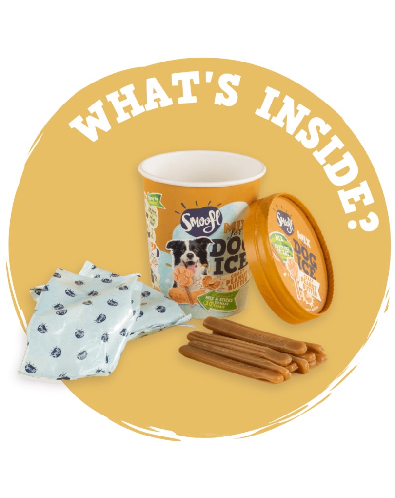 Smoofl Peanut Butter Mix for Dog Ice
