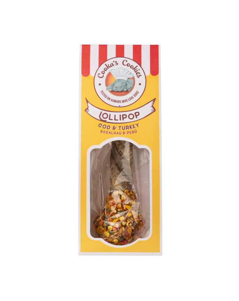 Lollipop Codfish & Turkey 40g
