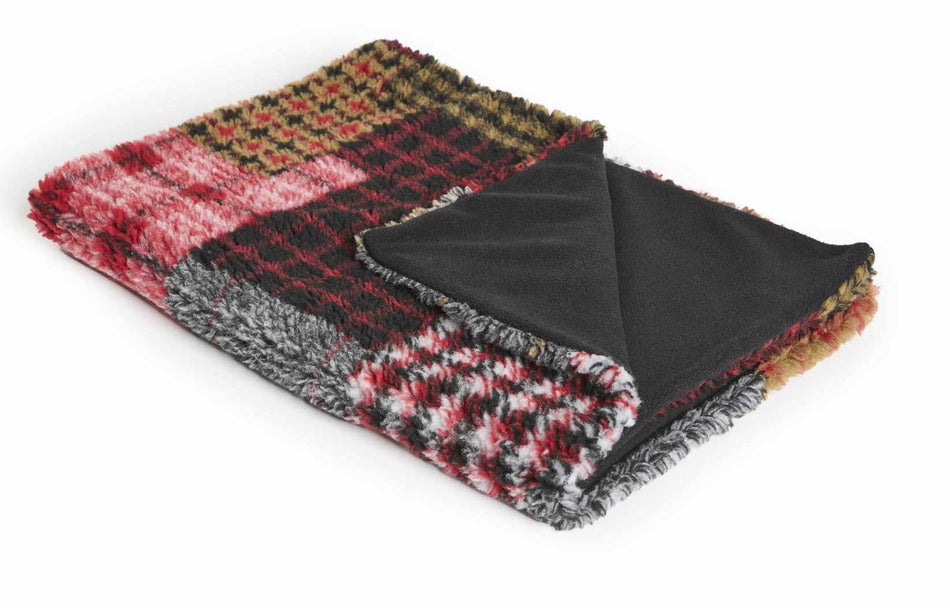 Blanket Patchwork 70x100 Red