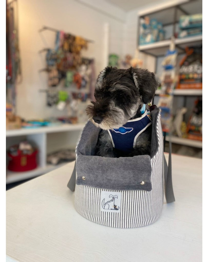 The Stripe Grey Dog Carrier