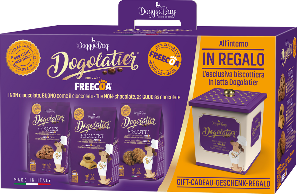 Dogolatier - Tasting Box with FREE Biscuit Jar