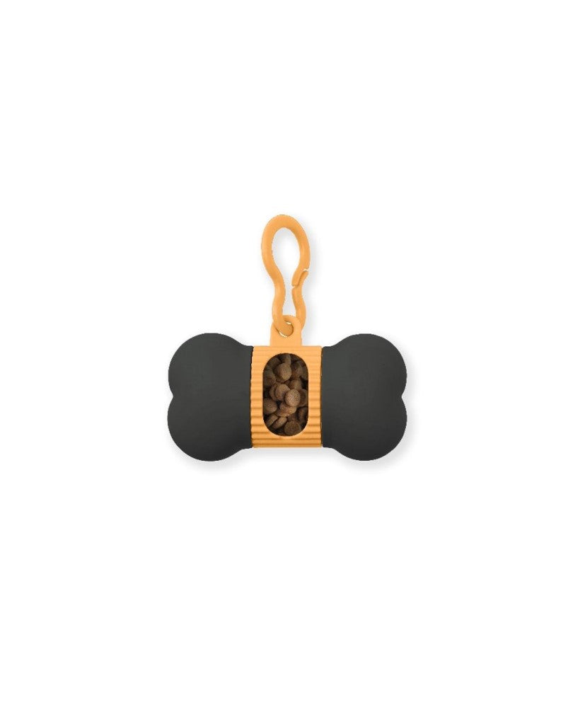 Biskit Treat Dispenser Grey/Orange