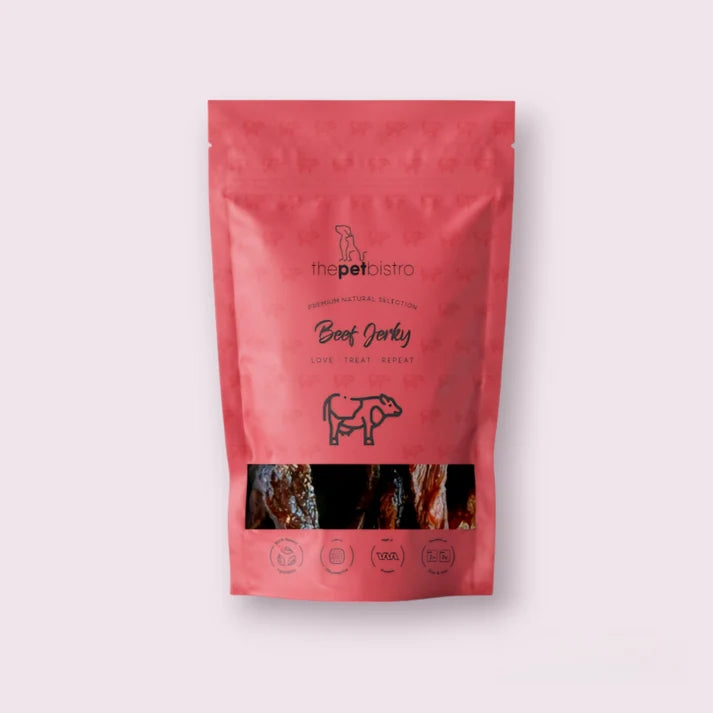 The Pet Bistro Beef Jerky 100g