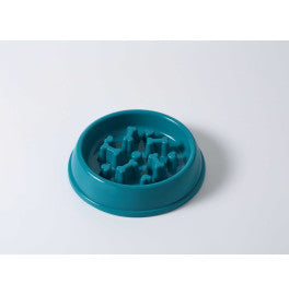 Bone Shaped Pet Slow Feeder Blue