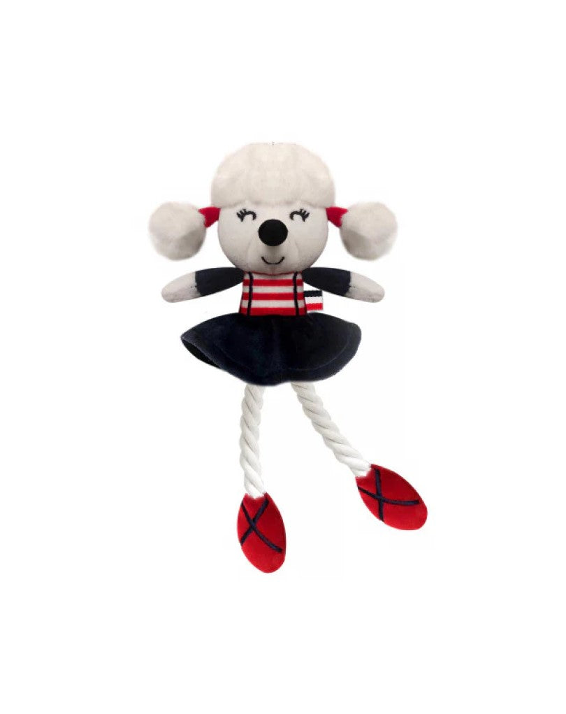 White Poodle Parisian Ballerina Toy
