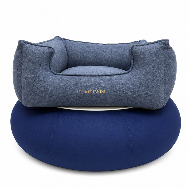 Luna Navy Nest Bed 60x58 cm