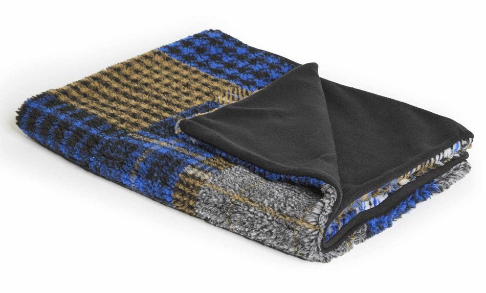 Blanket Patchwork 70x100 Blue