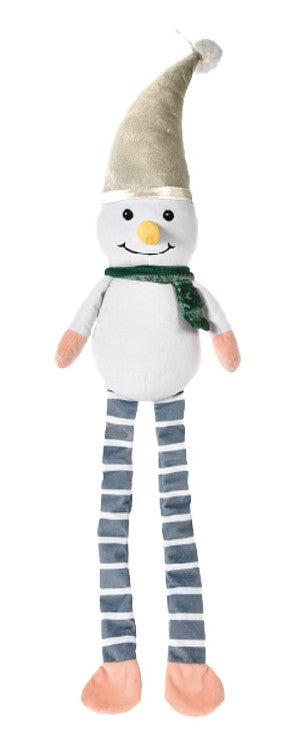 XMAS Snowman plush, XXL, dog, 80cm