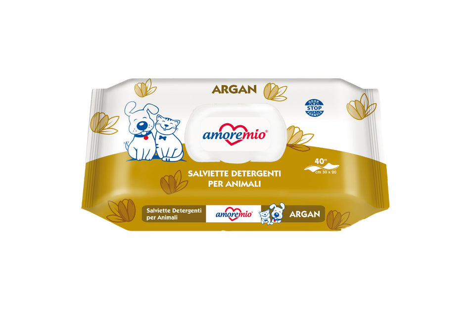 Amoremio Argan Pet Wipes 40pcs