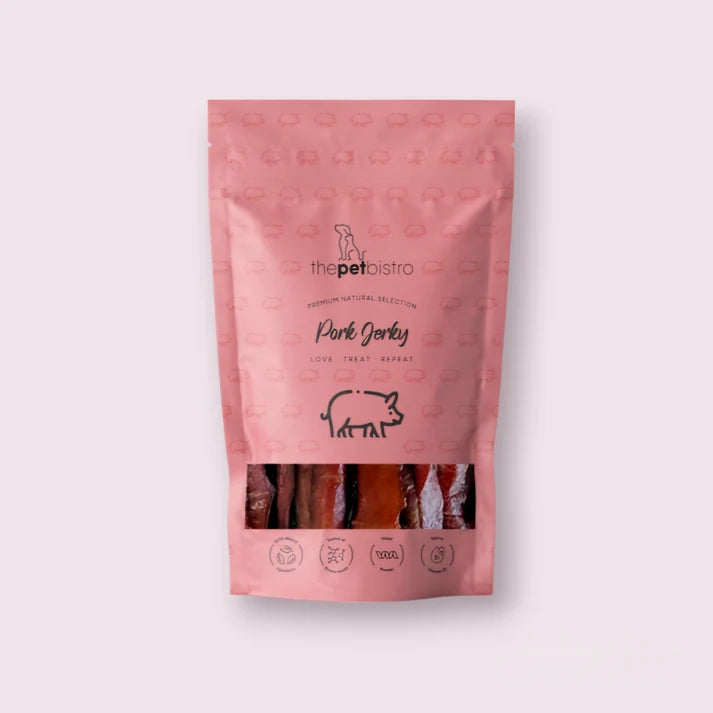 The Pet Bistro pork Jerky 100g