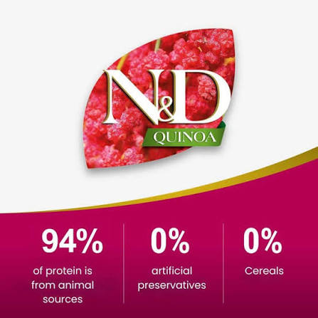N&D Quinoa Skin & Coat Venison Mini 2.5Kg