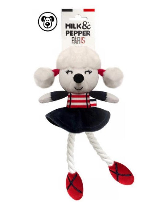 White Poodle Parisian Ballerina Toy