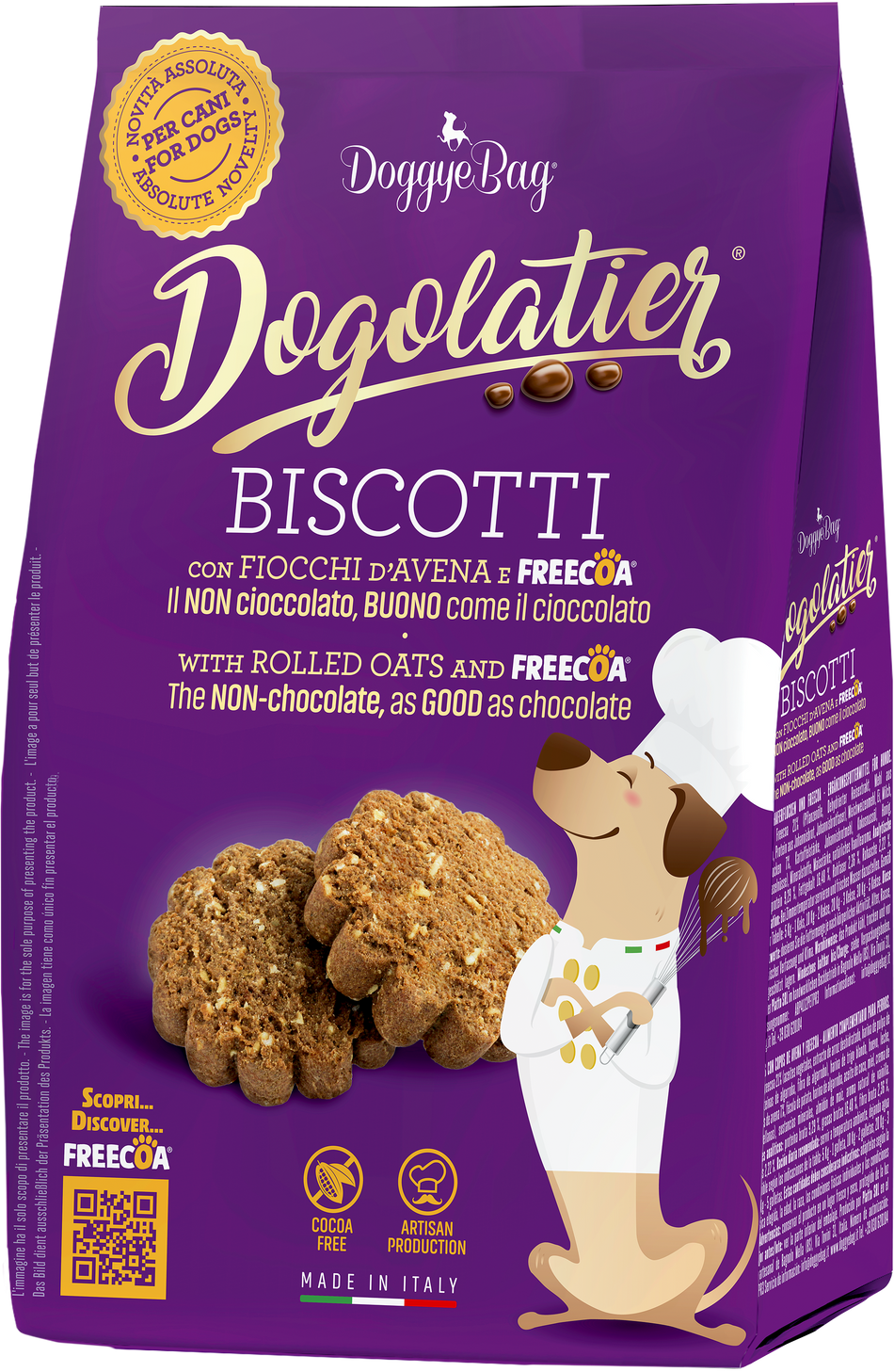 Dogolatier - Oatmeal and Freecoa Biscuits 180g