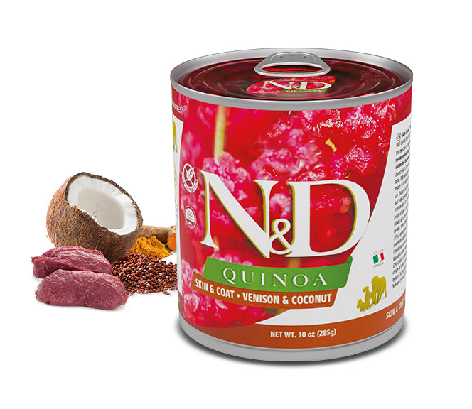 Skin & Coat Venison wet food 285g