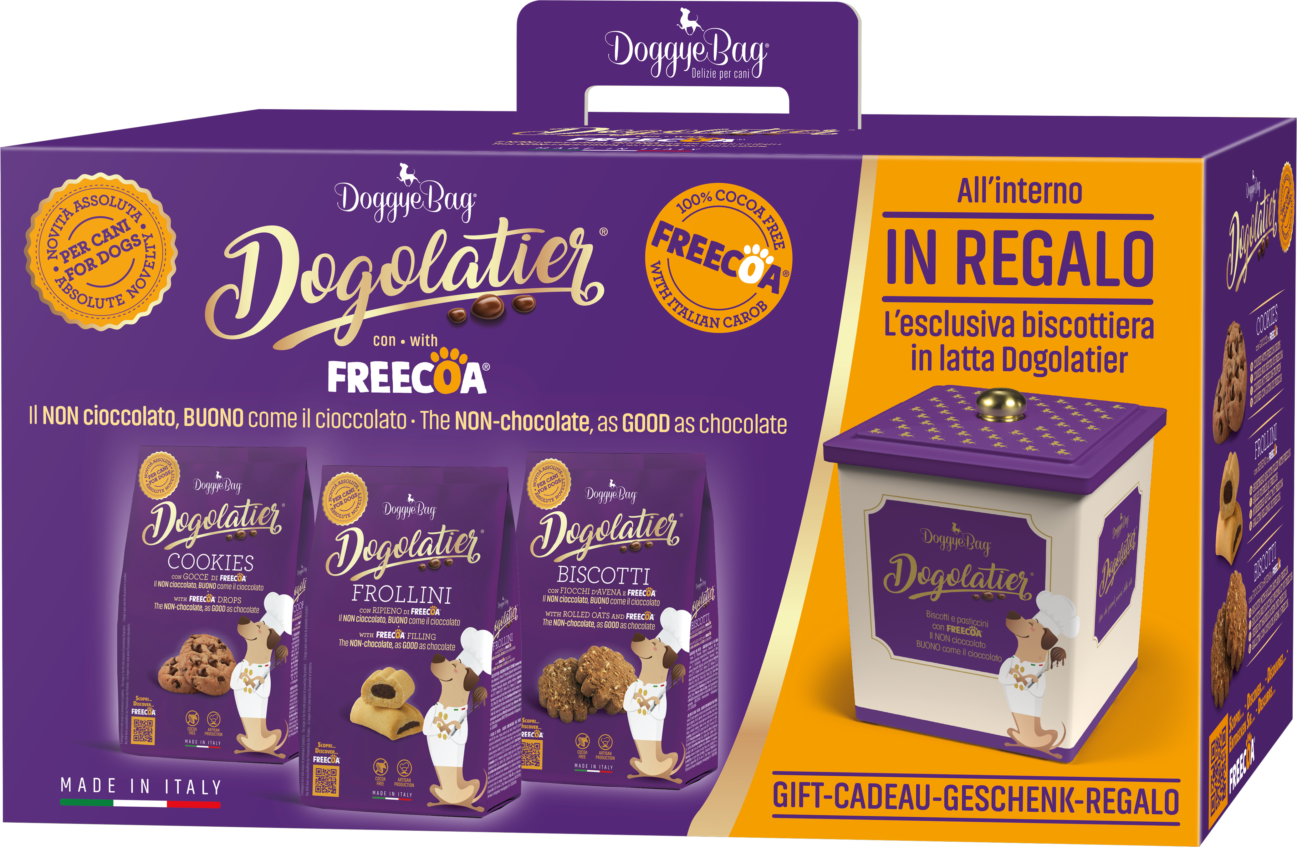 Dogolatier - Tasting Box with FREE Biscuit Jar