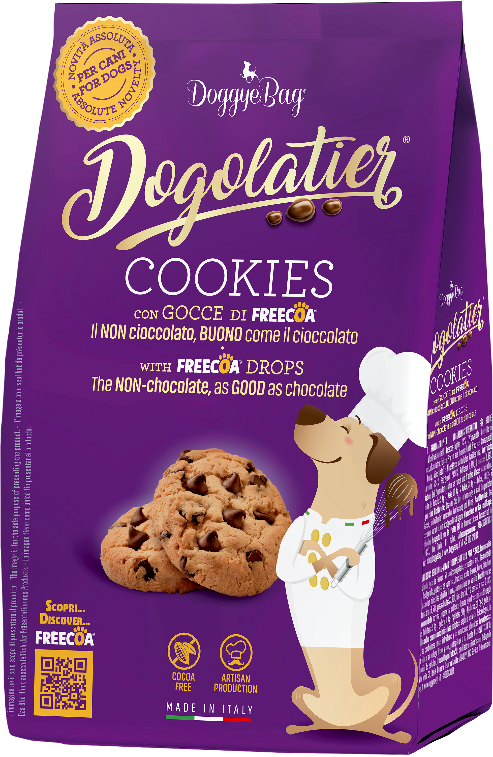 Dogolatier - Cookies with Freecoa Drops 180g